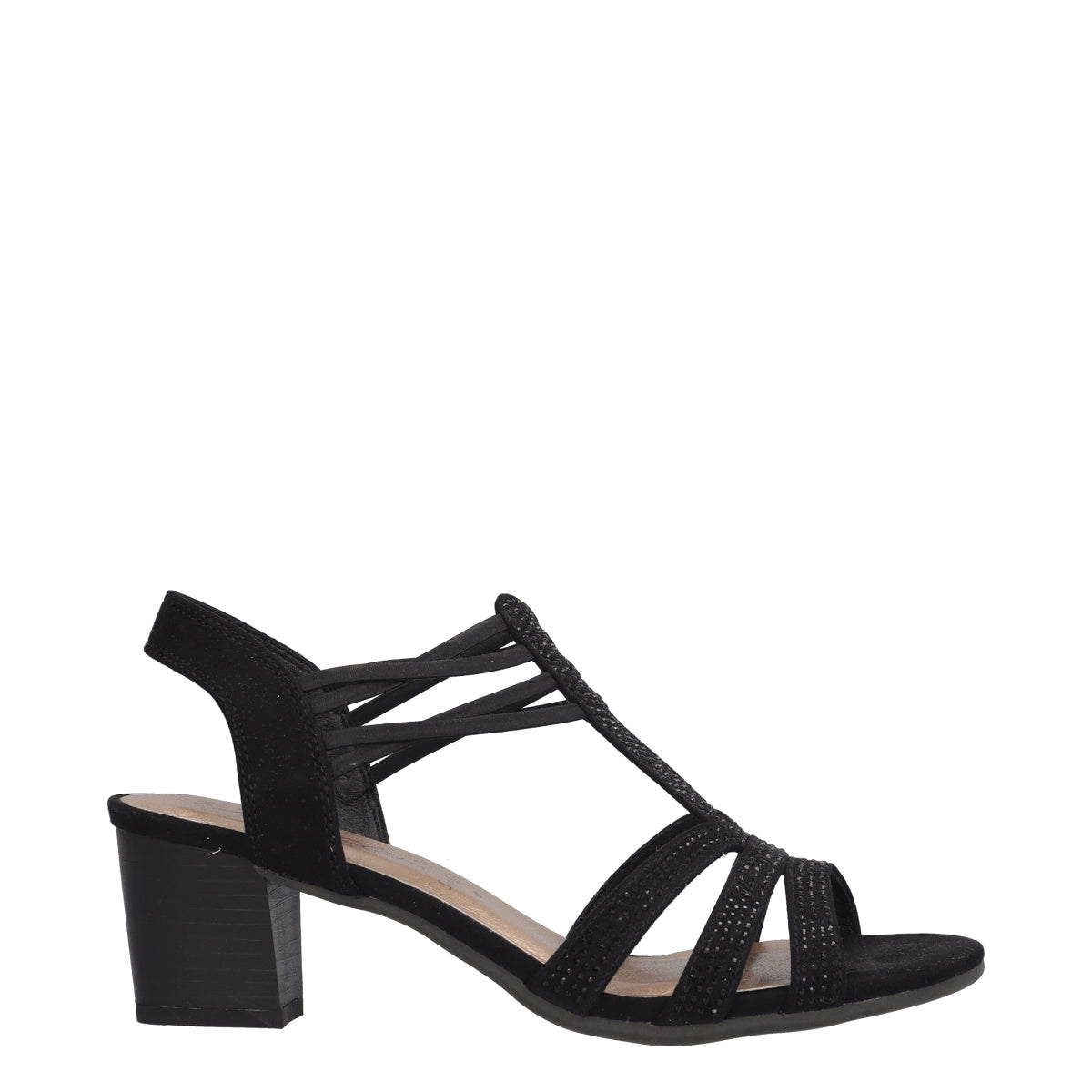 Sandali con Tacco Donna Nero