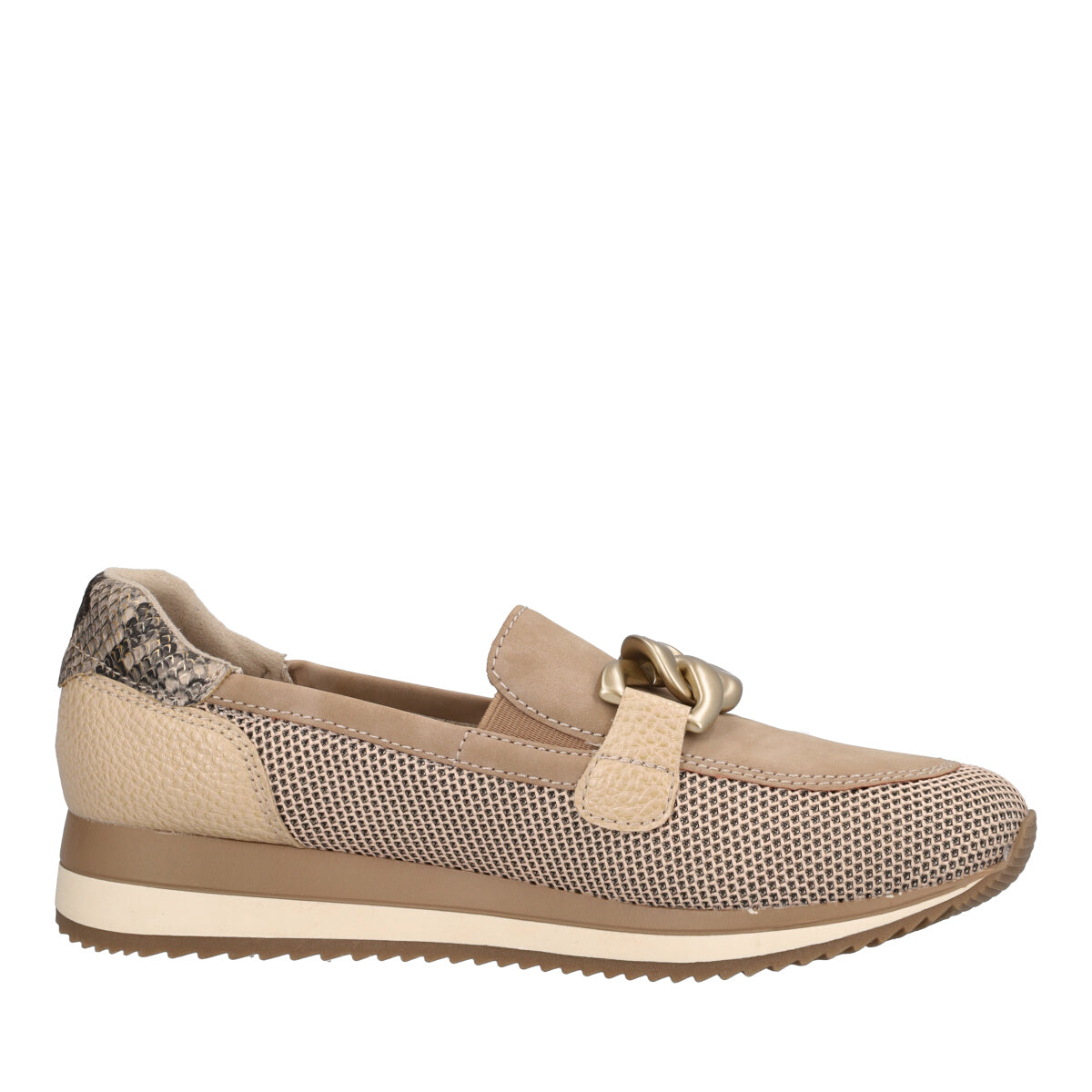 Mocassini Donna Beige