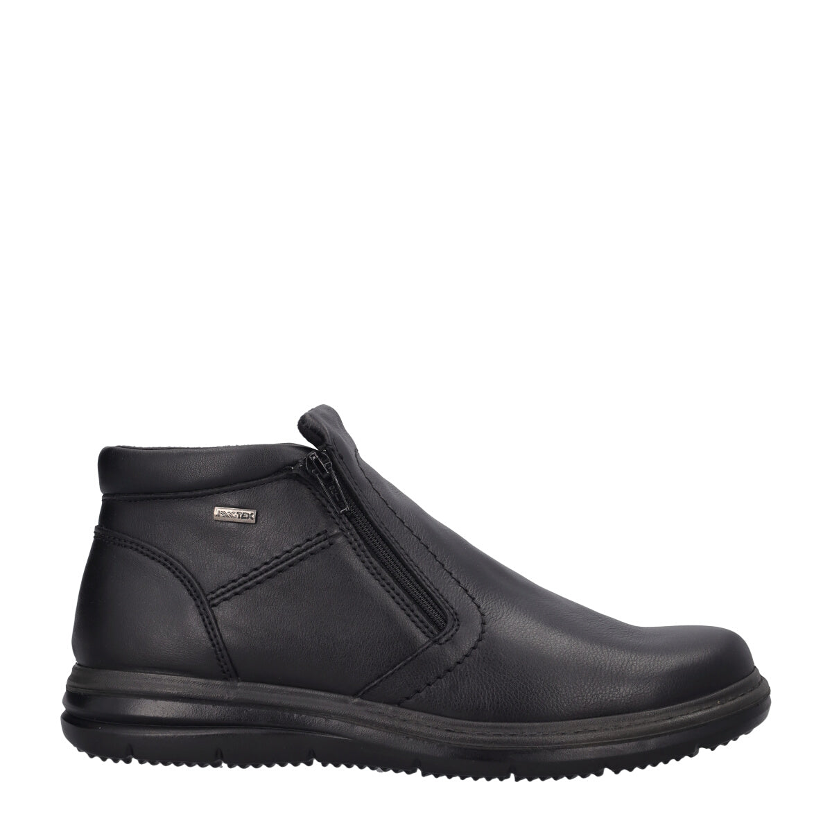 Stivaletti Comfort Uomo Neri in Pelle