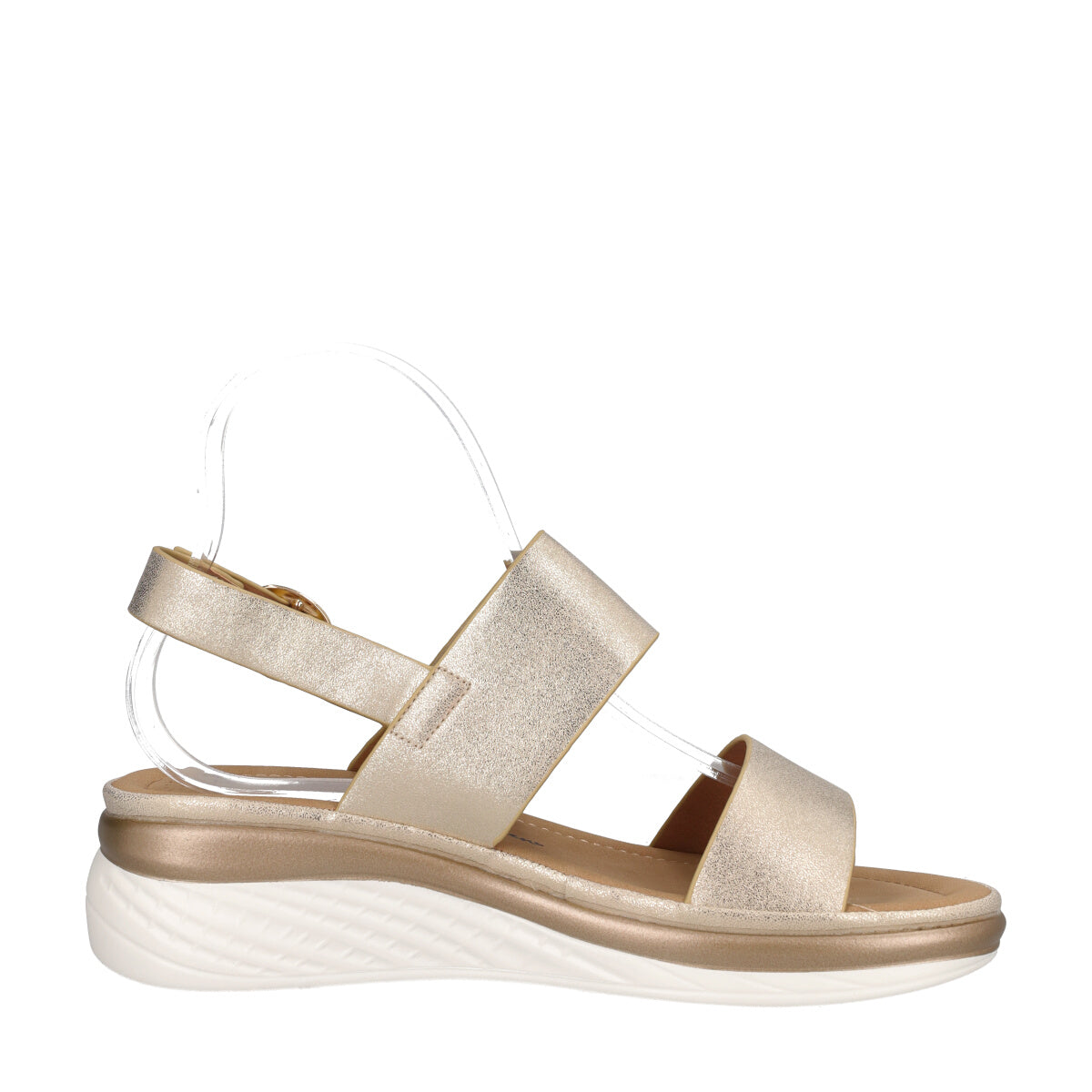 Sandali Donna Beige Satinato