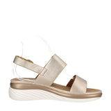 Sandali Donna Beige Satinato