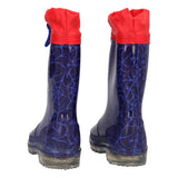 Stivali go & pvc da Pioggia Bambino Blu - Spiderman - con Luci