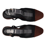 Slingback Donna Nere e Marroni