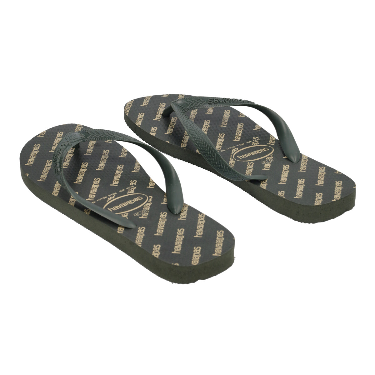 TOP LOGOMANIA Infradito Uomo Verde