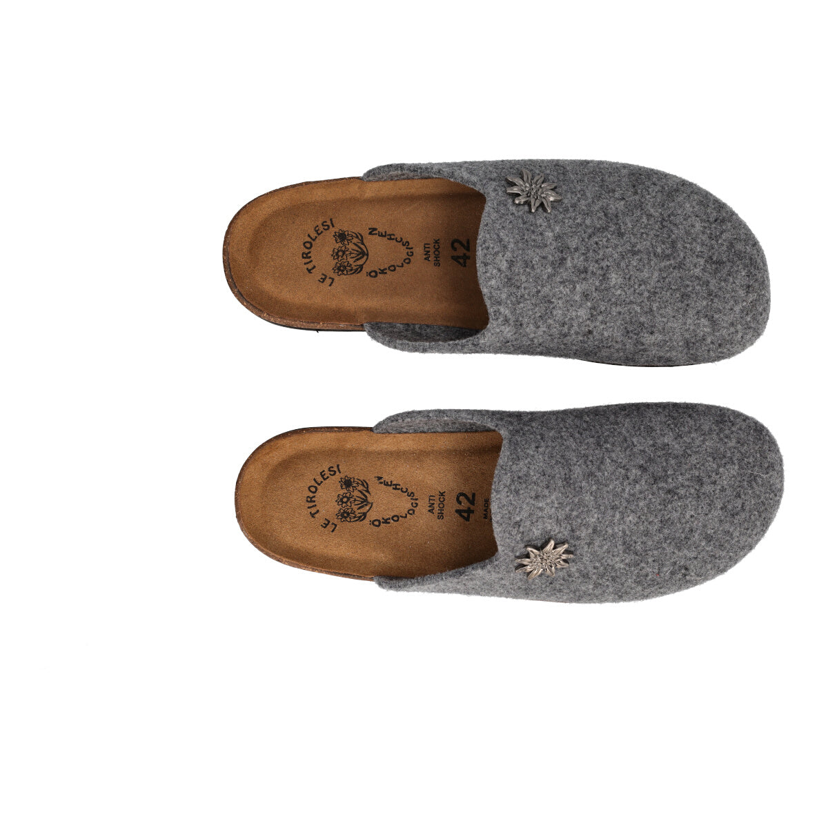 Ciabatte Uomo Grigie