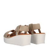 Zeppe Donna Beige-Platino
