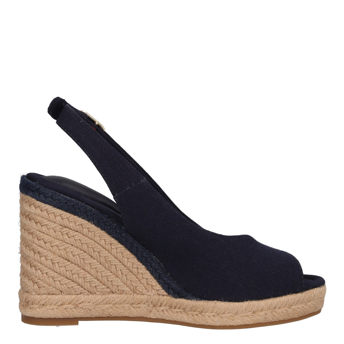 FLAG HIGH WEDGE ESPAD SLINGBAC Zeppe Donna Blu