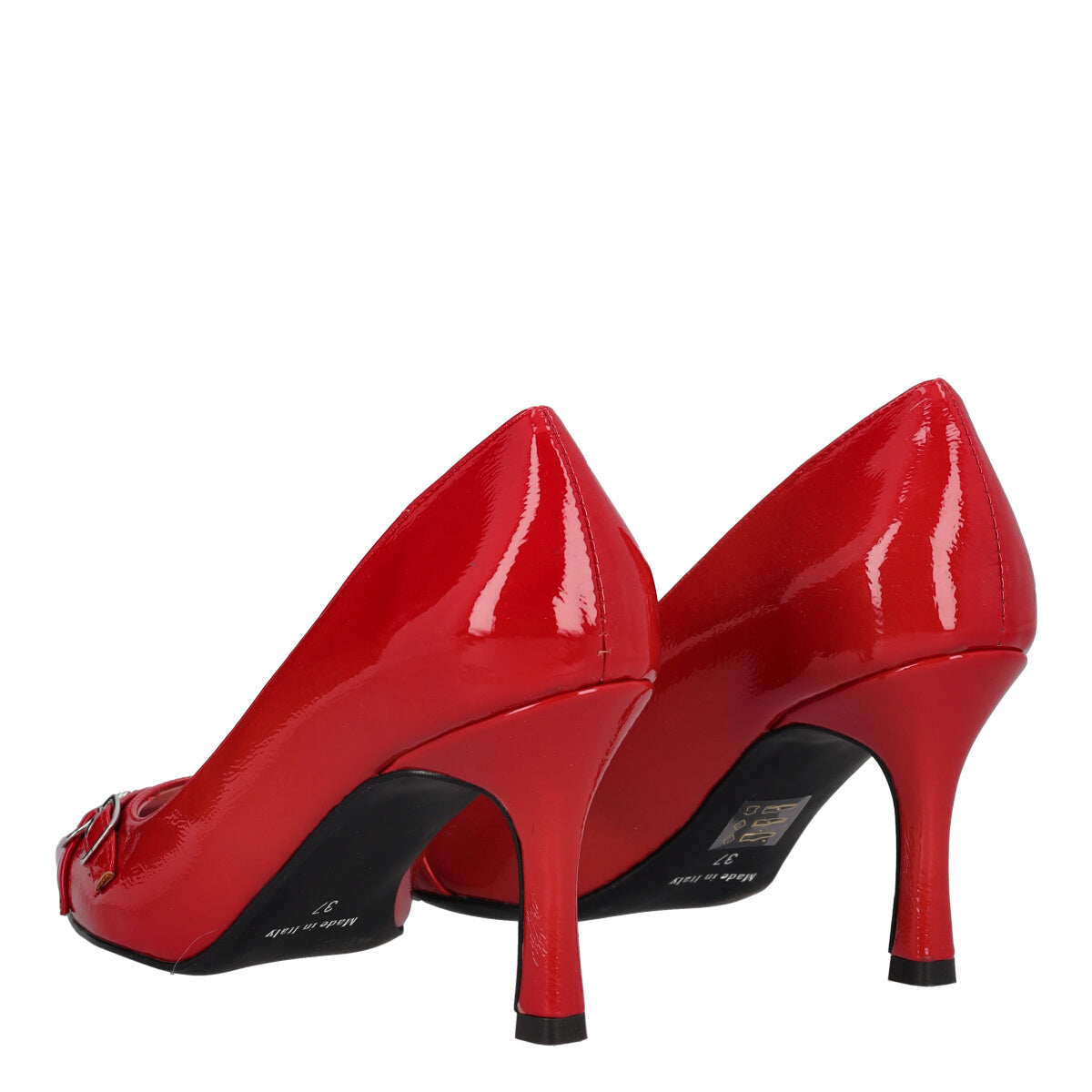 Décolleté Donna Rosse in Vernice Cristal