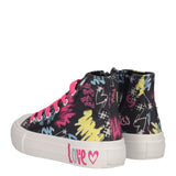 Sneakers Alte Bambina Nere