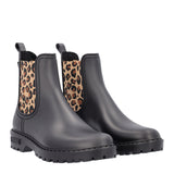 Stivaletti da Pioggia Donna Neri e Leopardati