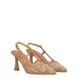 Slingback Donna Beige