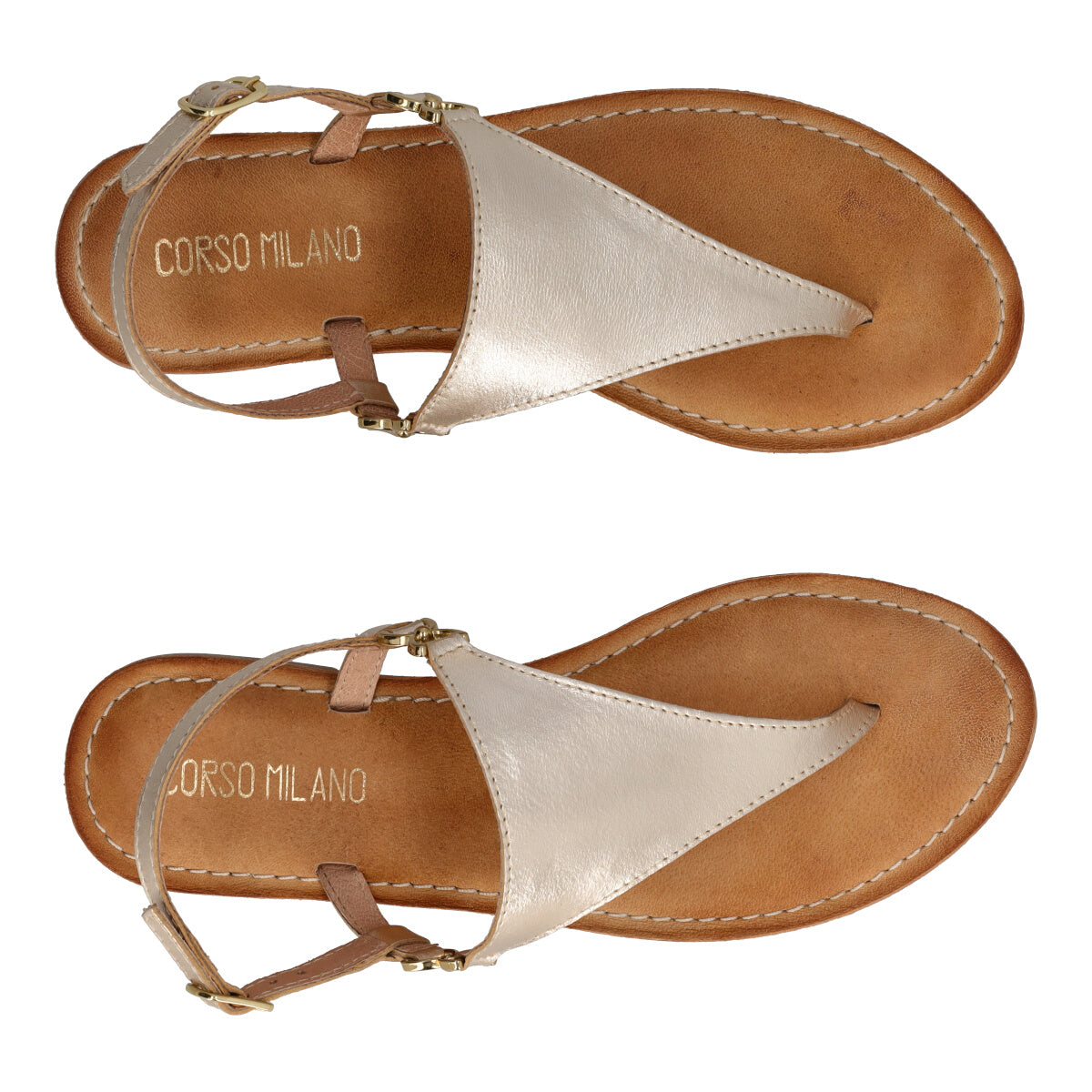 Sandali Infradito Donna Oro