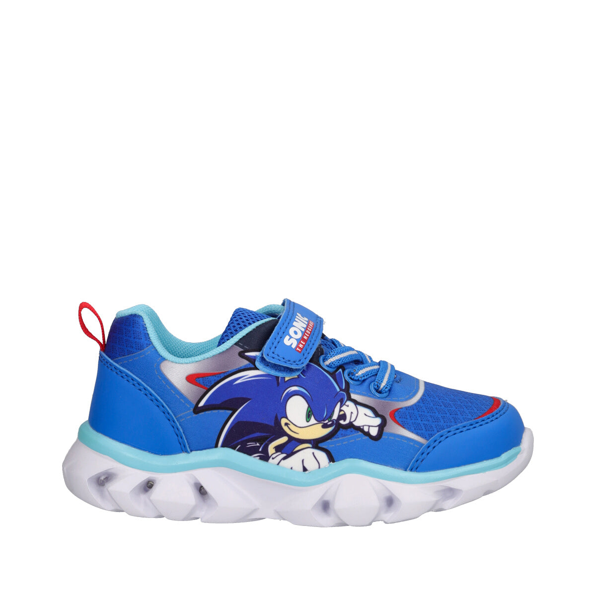 Sneakers Bambini Blu, Sonic con Luci