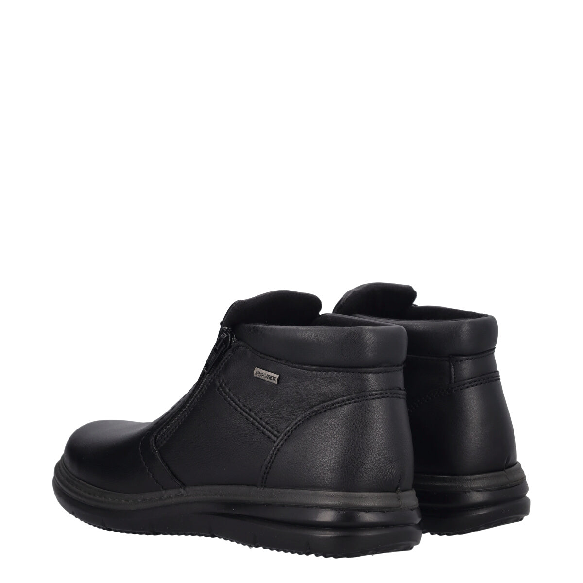 Stivaletti Comfort Uomo Neri in Pelle