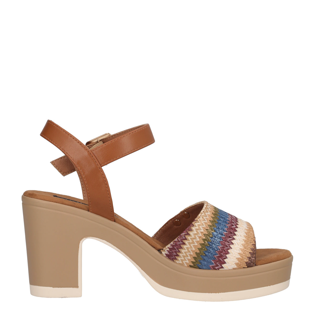 Sandali con Tacco Donna Multicolor