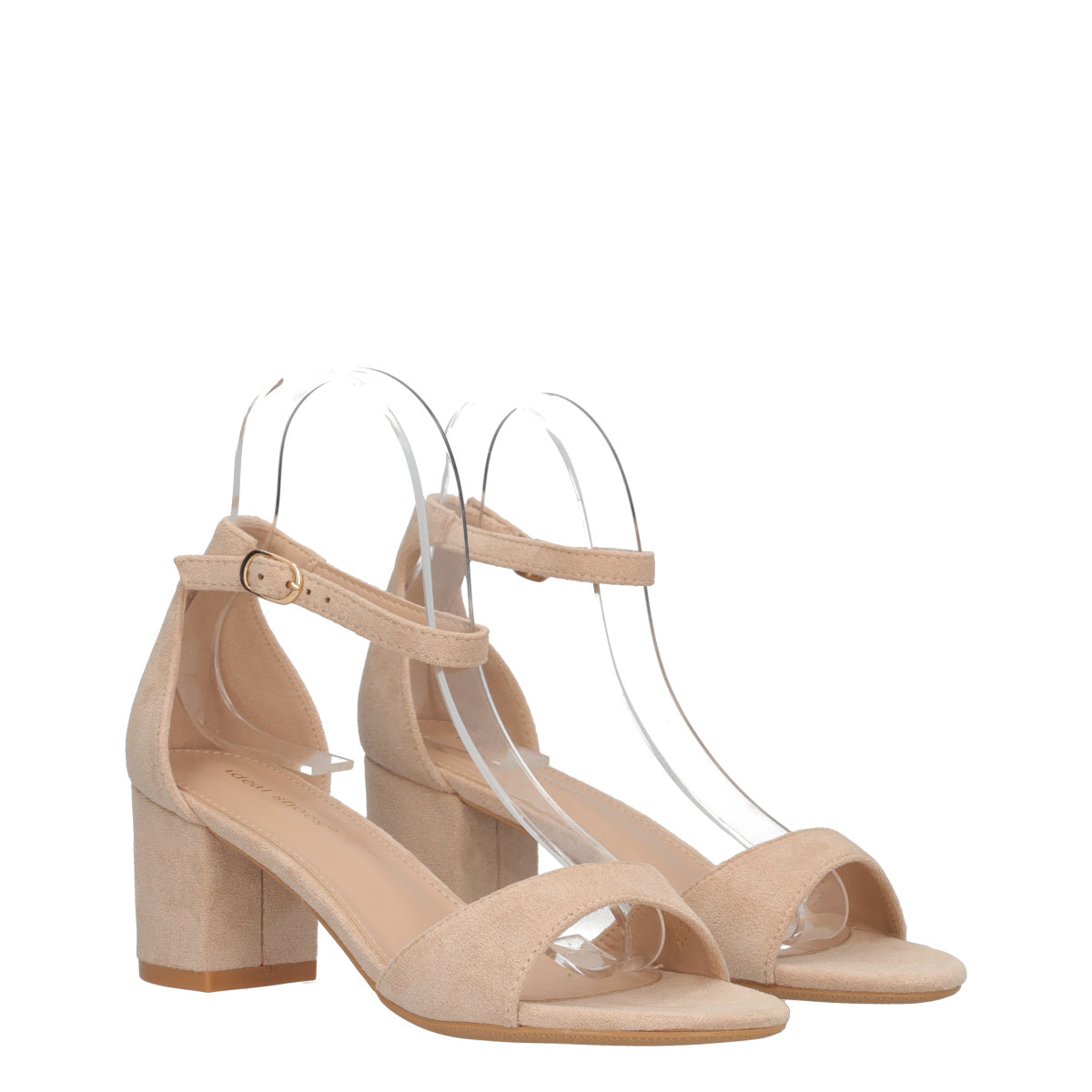 Sandali con Tacco Donna Beige