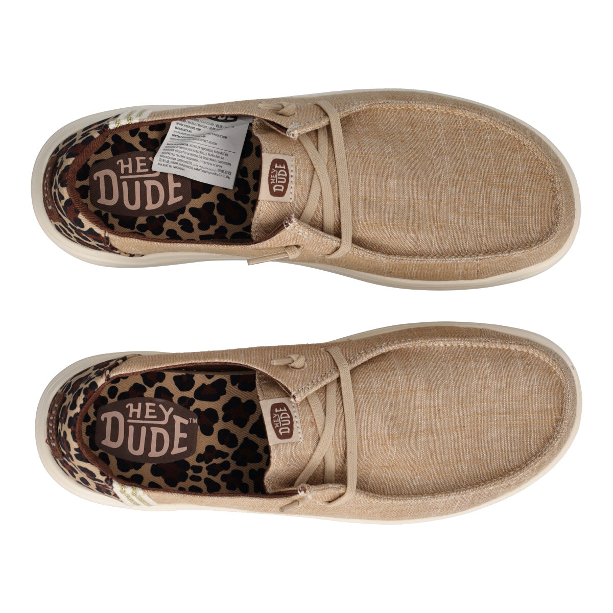 WENDY RISE ANIMAL Slip-on Donna Beige