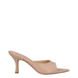 Sandali con Tacco Donna Beige