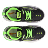 HOT WHEELS B&G LIGHTS Sneakers Bambino Nere e Verdi - con Luci