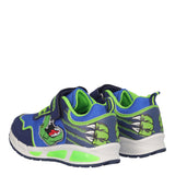 Sneakers Bambino Dinosaur Blu con Luci