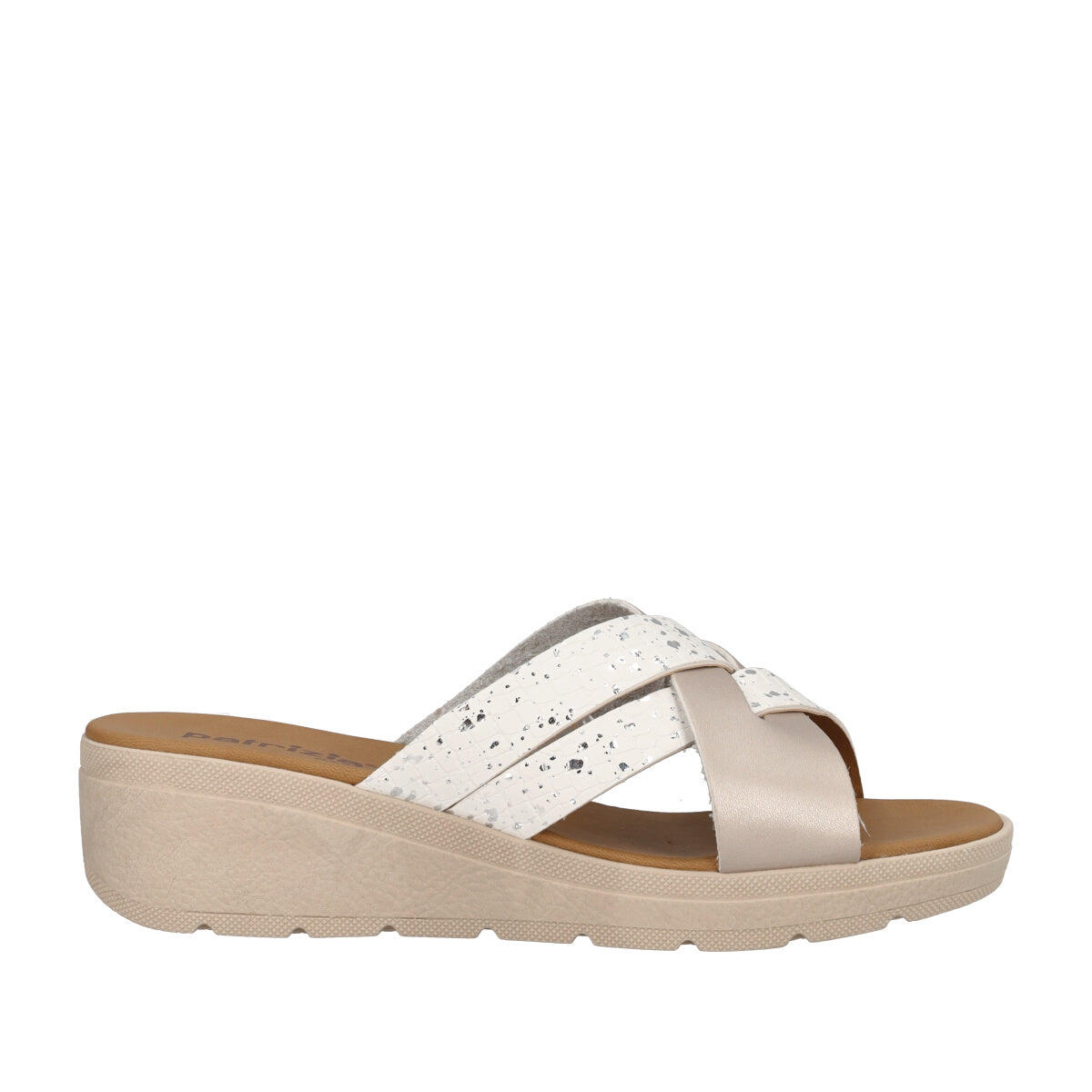 Ciabatte Donna Bianche e Argento