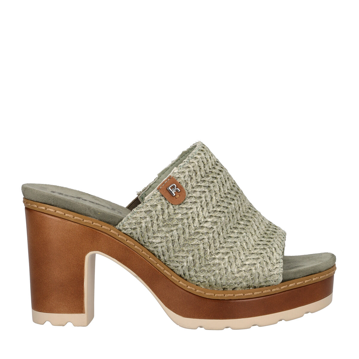 Sandalo con Tacco Donna Verde