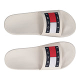 TOMMY JEANS POOL SLIDE ESS Ciabatte Mare Uomo Bianche