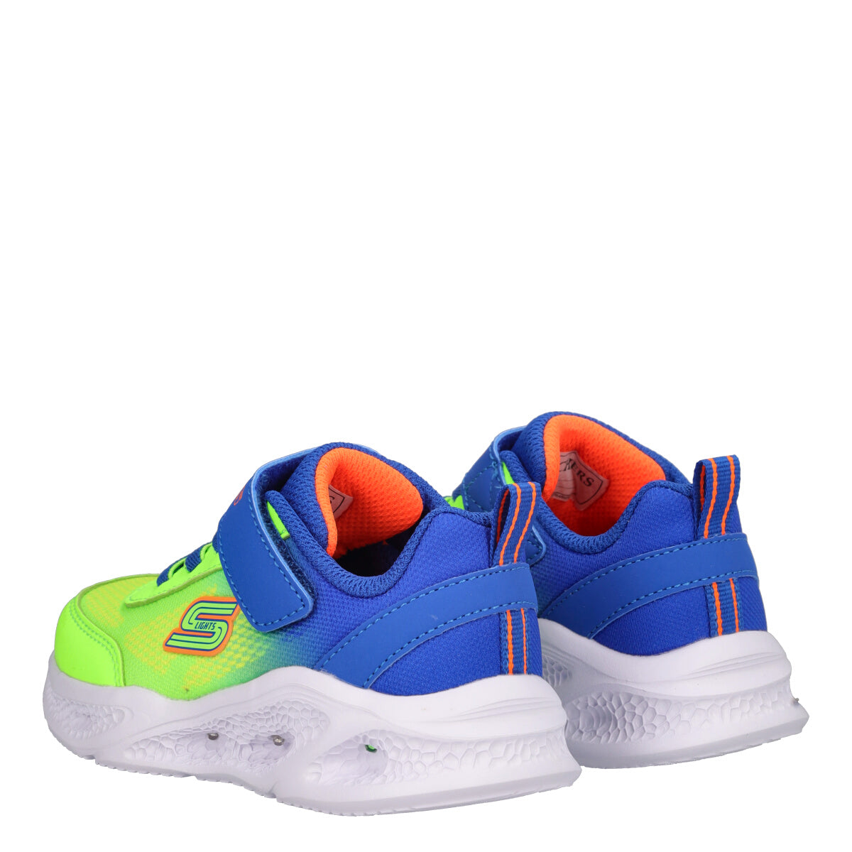 METEOR LIGHTS Sneakers Bambino Verde Fluo e Blu con Luci