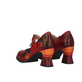 Décolleté Donna Rosse in Pelle