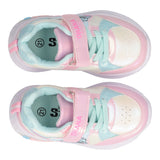 Sneakers Bambina Stitch con Luci Rosa