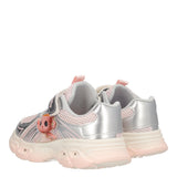 Sneakers Bambina Argento con Luci
