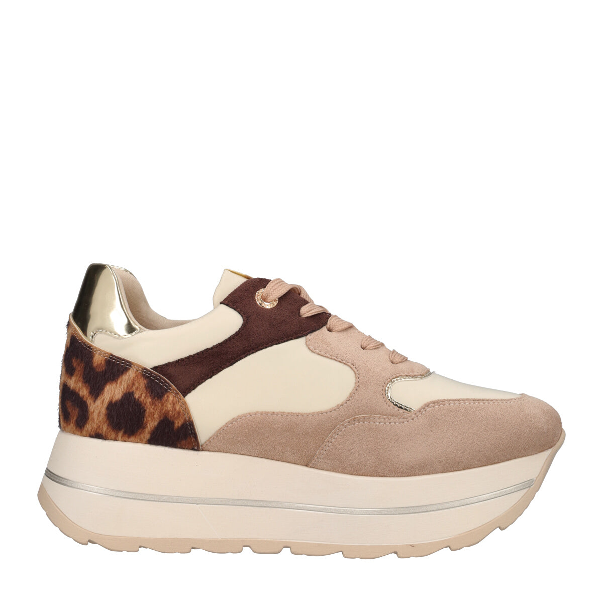 Sneakers Donna Beige e Animalier