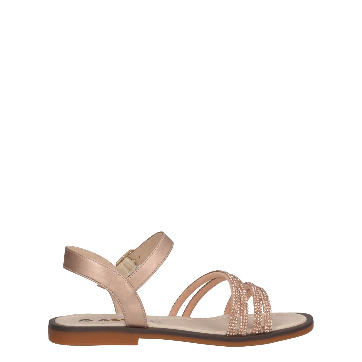 Sandali Bambina Oro Rosa Metallizzato