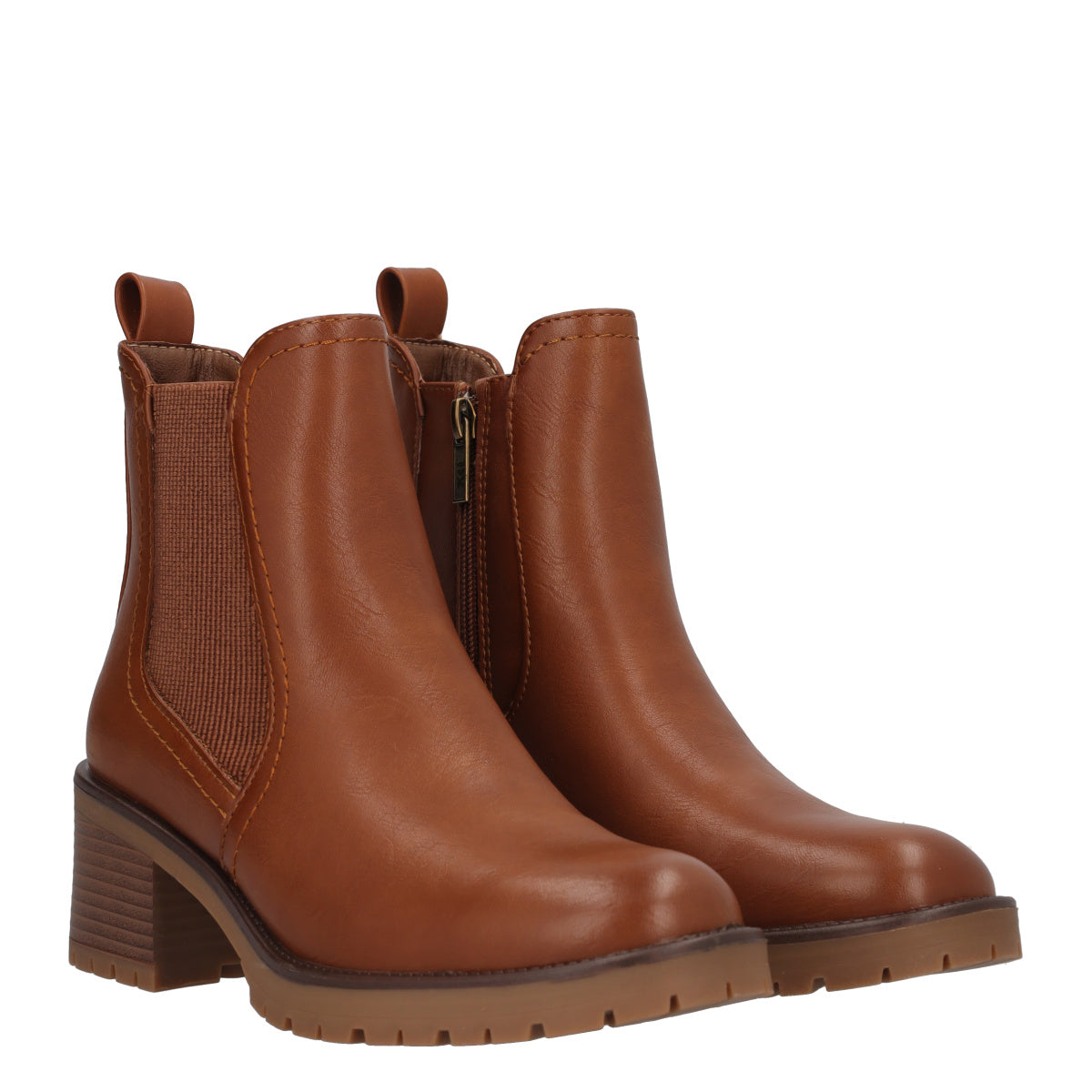 Stivaletti Donna Camel