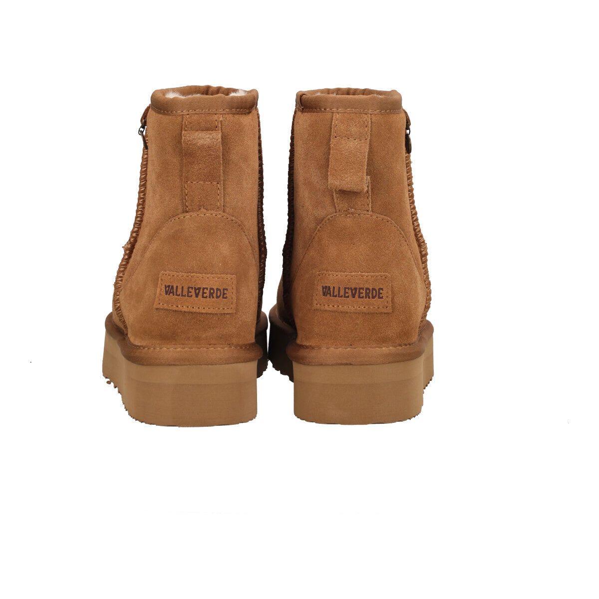 Stivaletti Donna Camel in Pelle