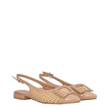 Slingback Donna Beige