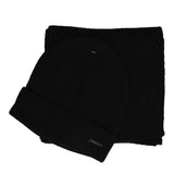 Set Cappello e Sciarpa da Uomo Neri