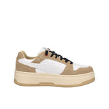 REBOUND FEMME LOW ANIMAL Sneakers Donna Beige, Bianca e Animalier