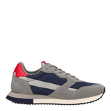 Sneakers Uomo Grigie, Nere e Rosse