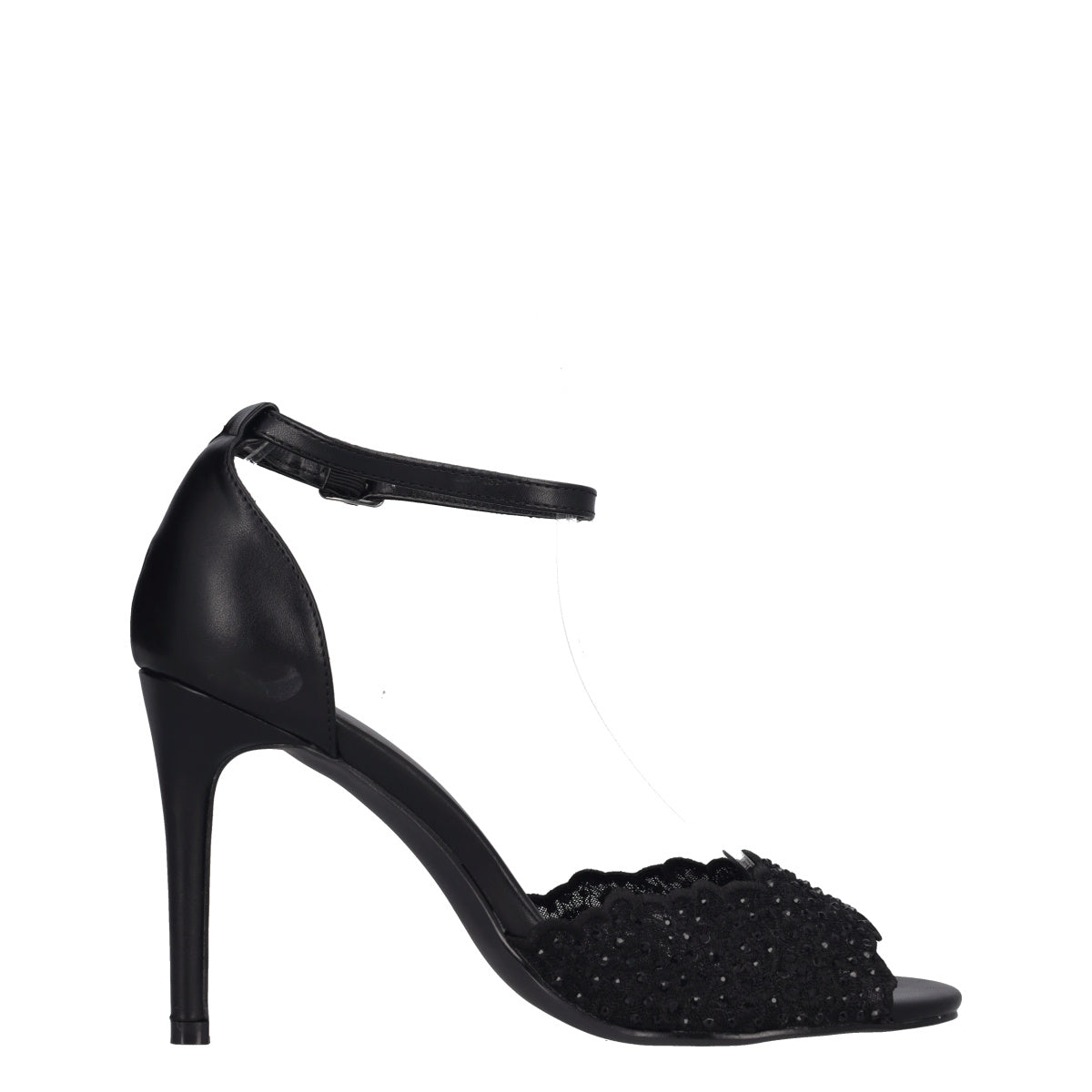 Sandali con tacco 10 Donna Neri