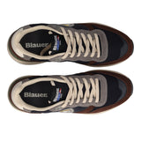 RAY 02 Sneakers Uomo Blu e Marroni