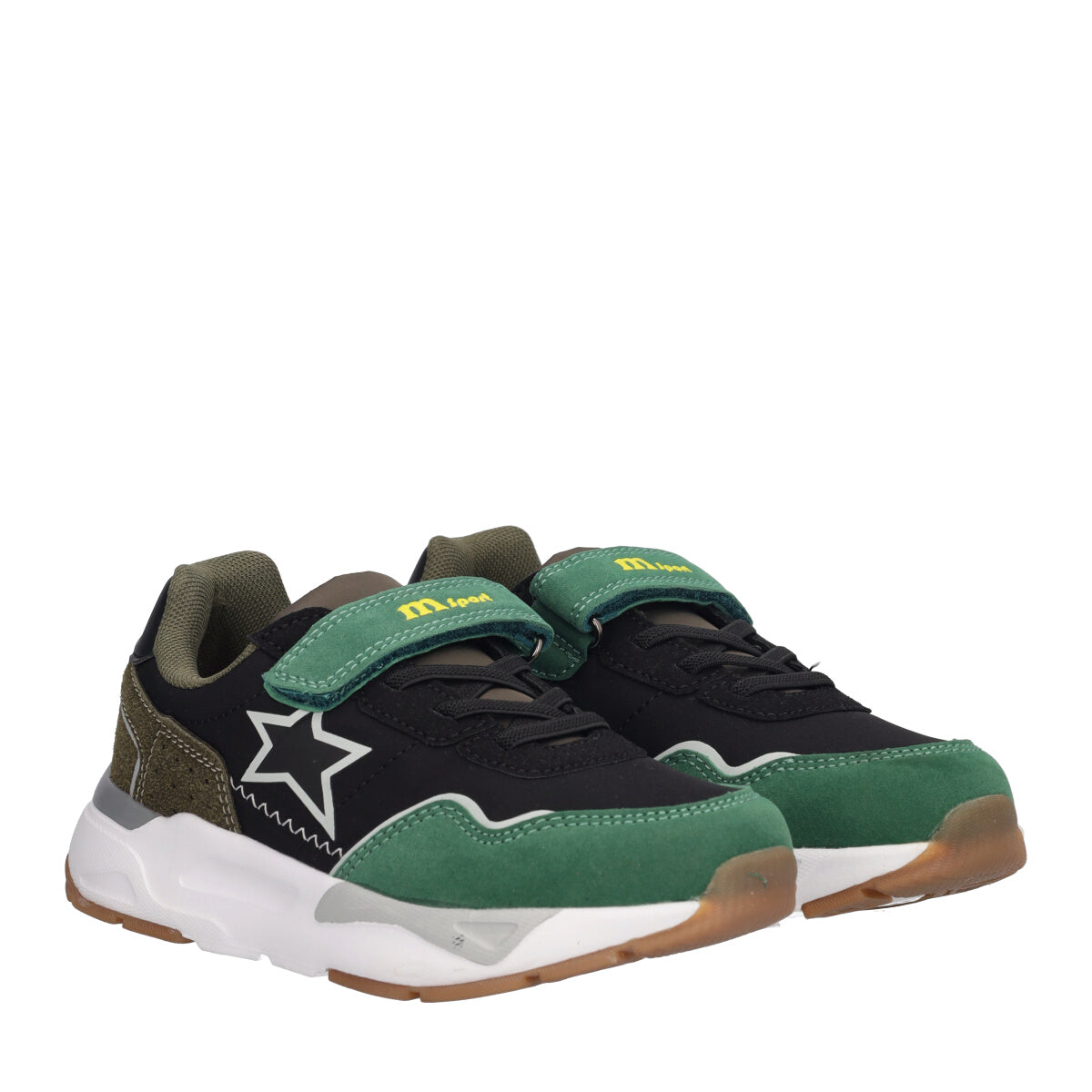 Sneakers Bambino Verdi e Neri