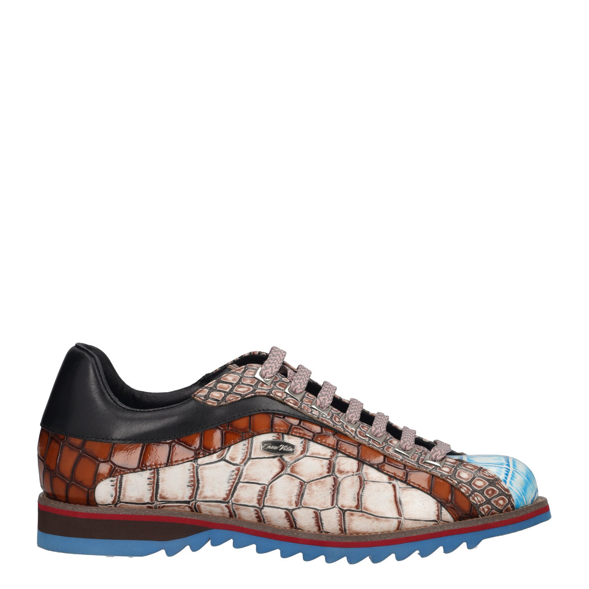 Stringate Uomo Multicolor in pelle