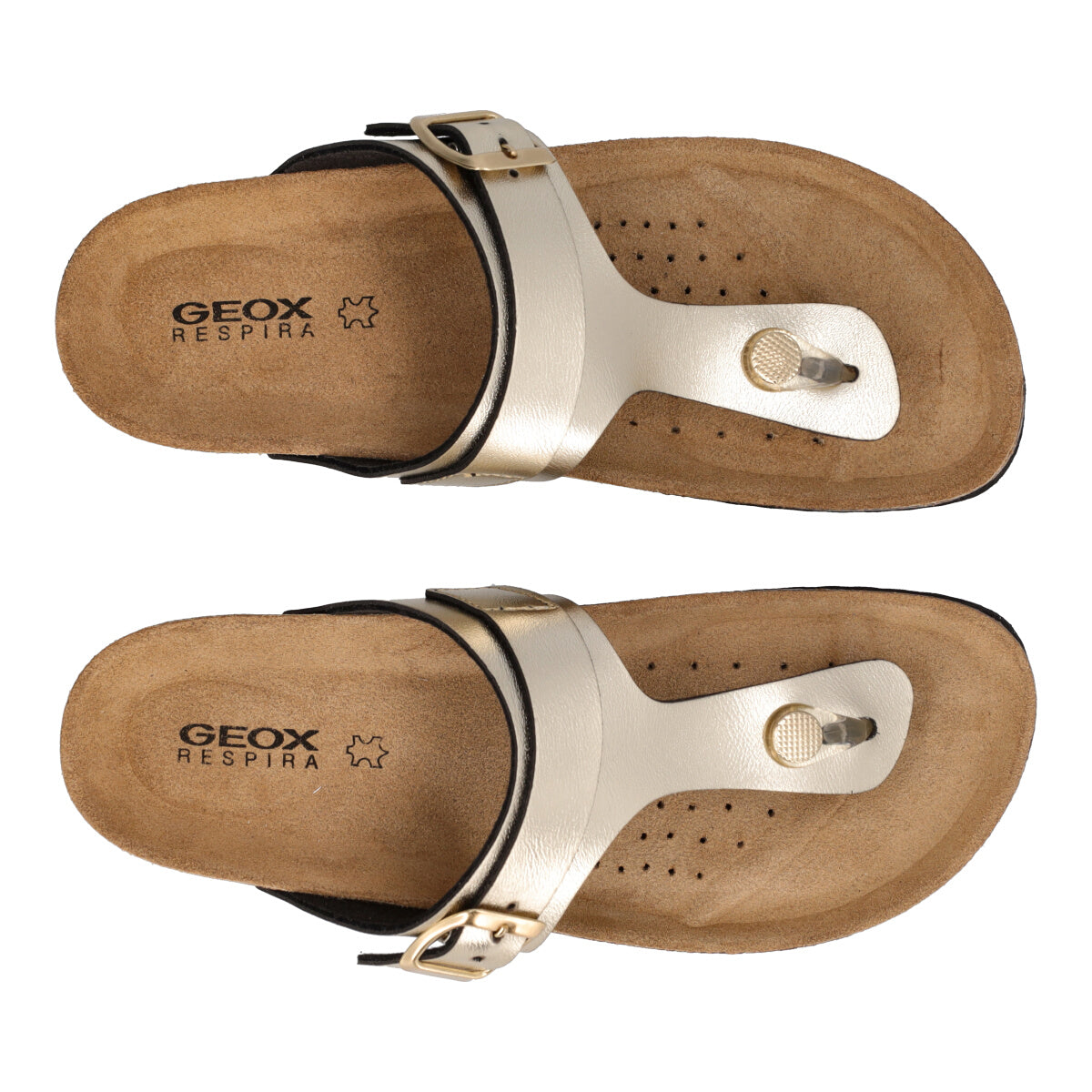 BRIONIA Infradito Donna Oro Metallizzato