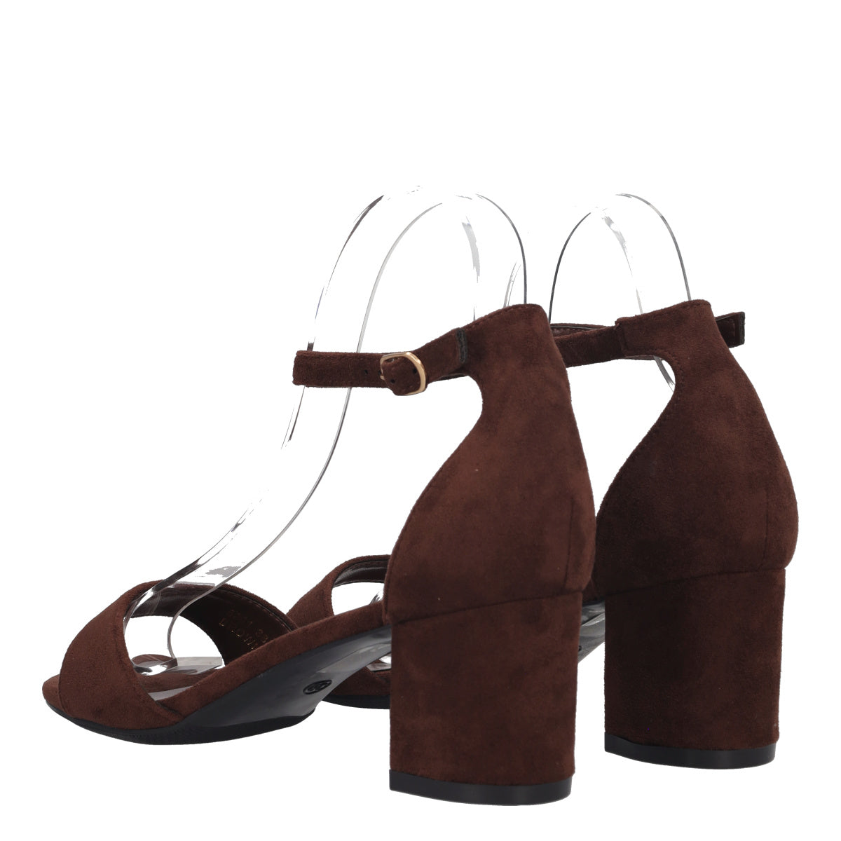 Sandali con Tacco Donna Marroni