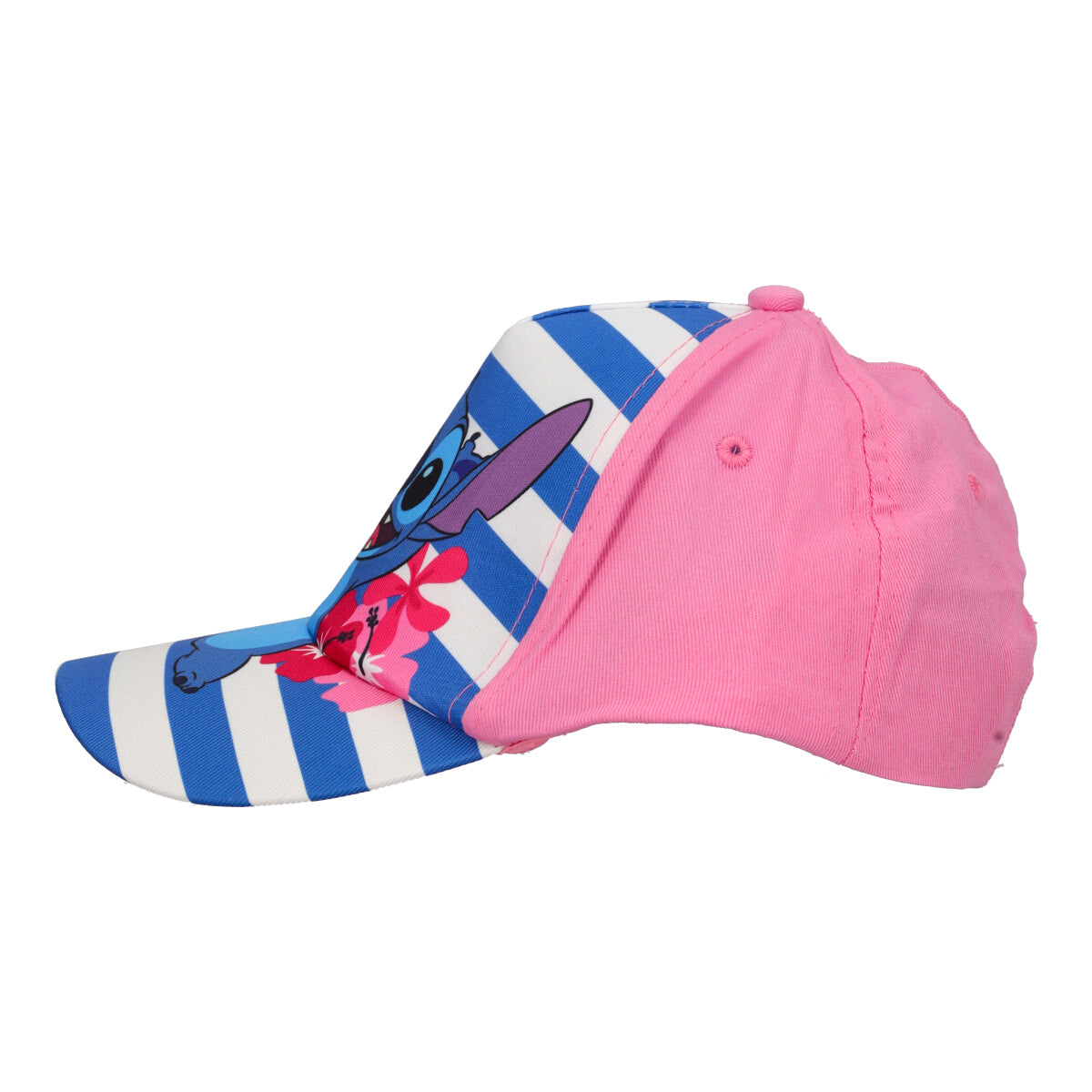 Cappello con Visiera Bambina Rosa Stitch