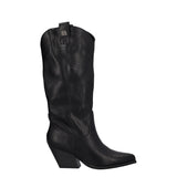 Stivali Donna Neri Texani