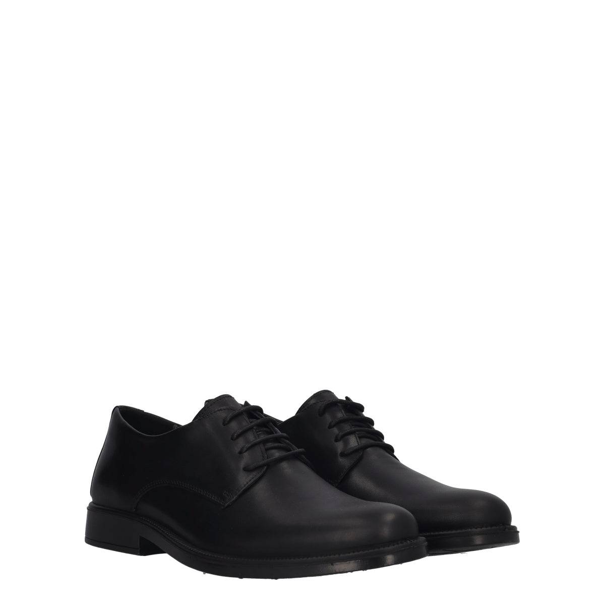 Stringate Uomo Nere in Pelle