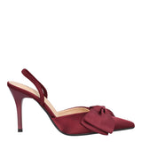 Sandali con Tacco Donna Bordeaux