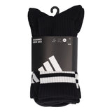 3S ESS C CRW 3P Calze Unisex Nere